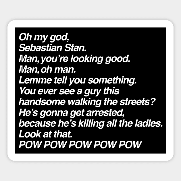 POW POW Magnet by Haylee Angel